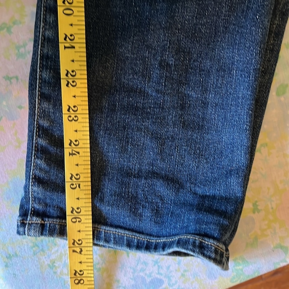 Citizens Of Humanity Straight Leg Jeans in Dark Blue Wash - Picture 14 of 14